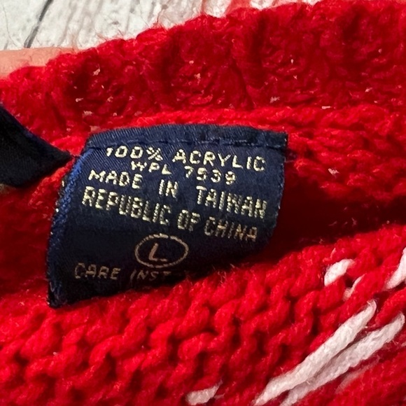 Vintage 80s Gotham Ski Skiing Knit Pullover 1980s Pullover Crewneck Sweater - Picture 5 of 5